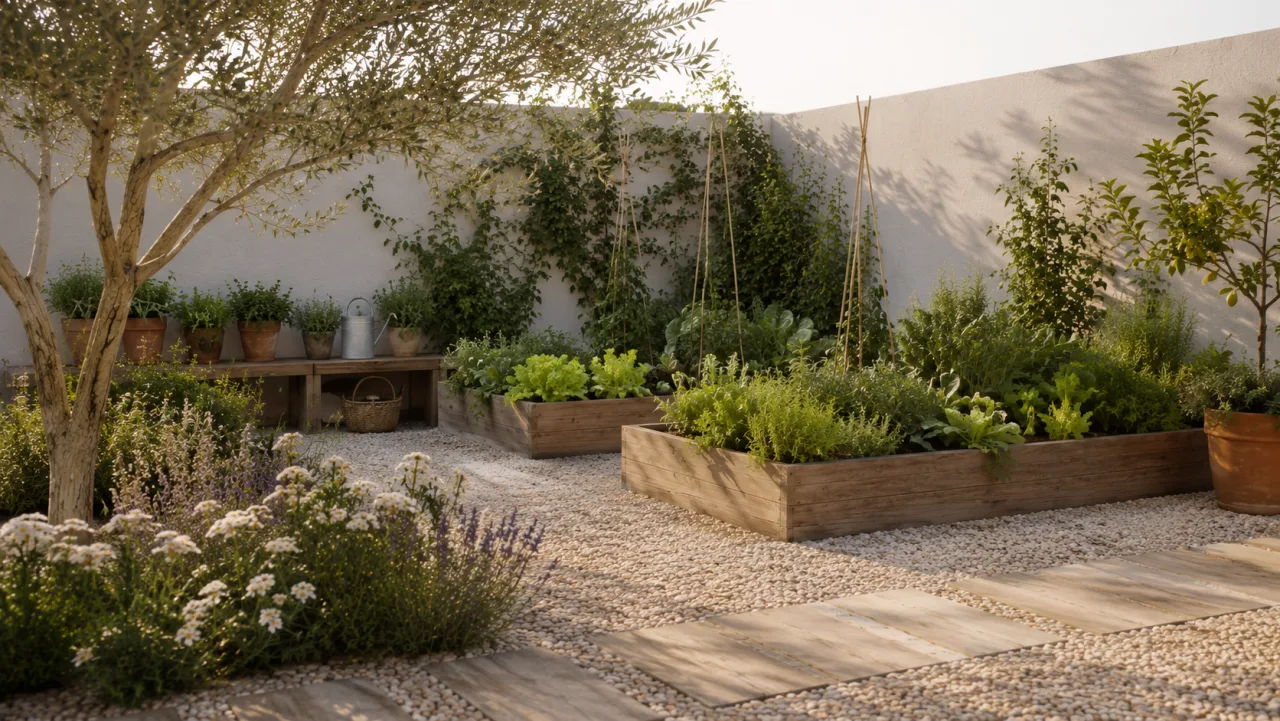 Huerto y jardines
