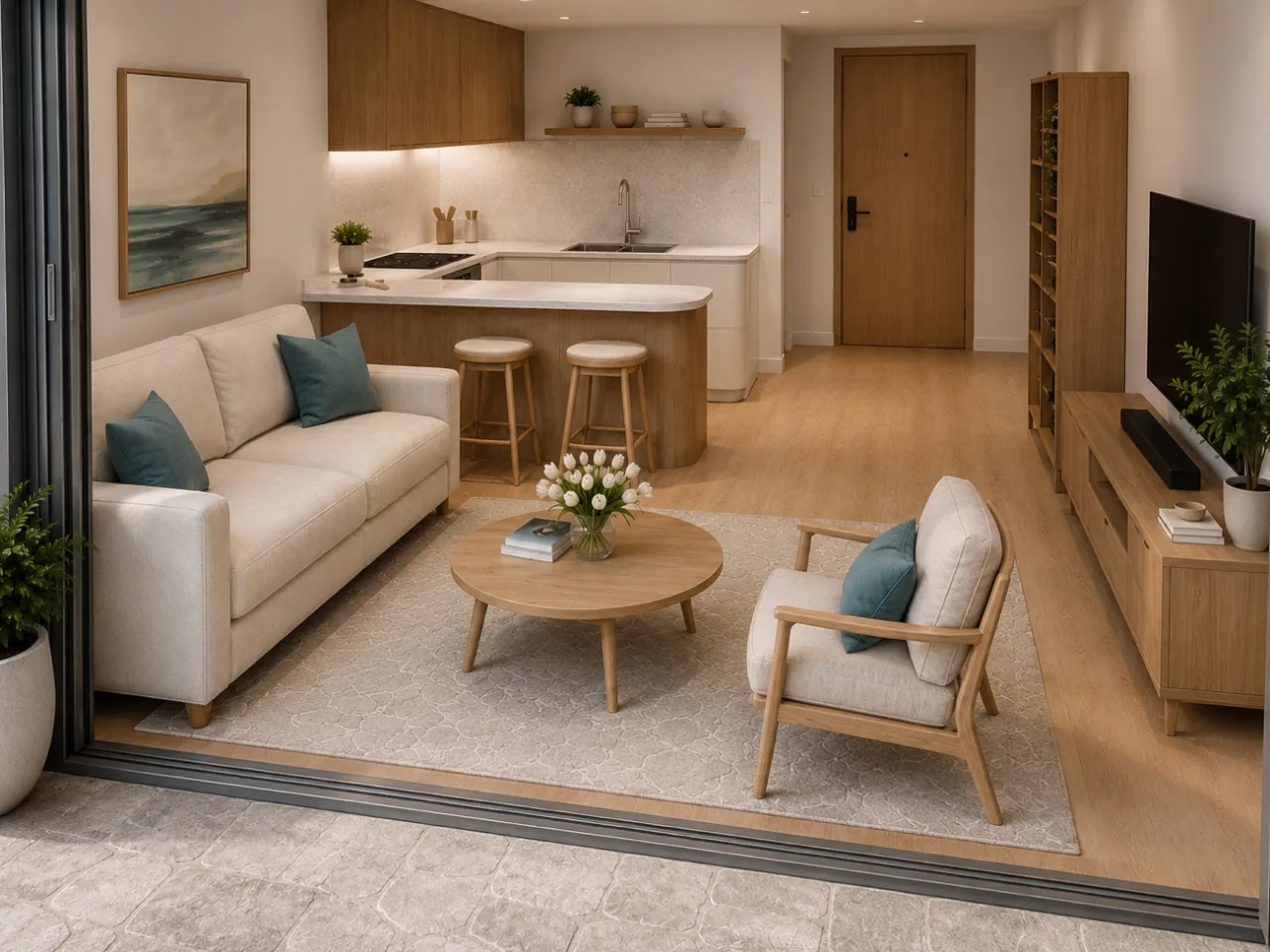Salón de un apartamento